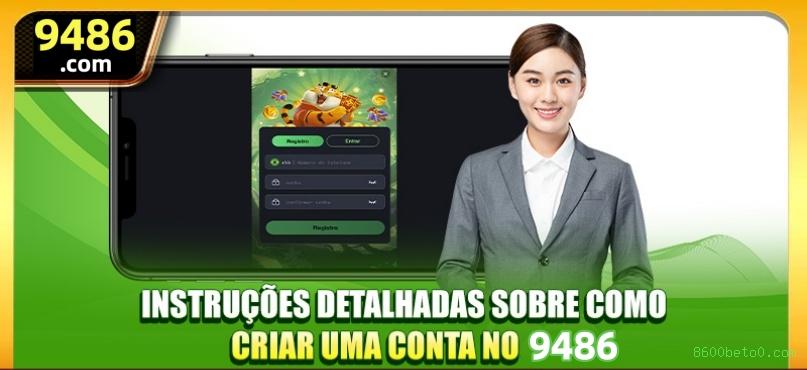 Imagem promocional da 8600beto0.com mostrando a plataforma e suas vantagens